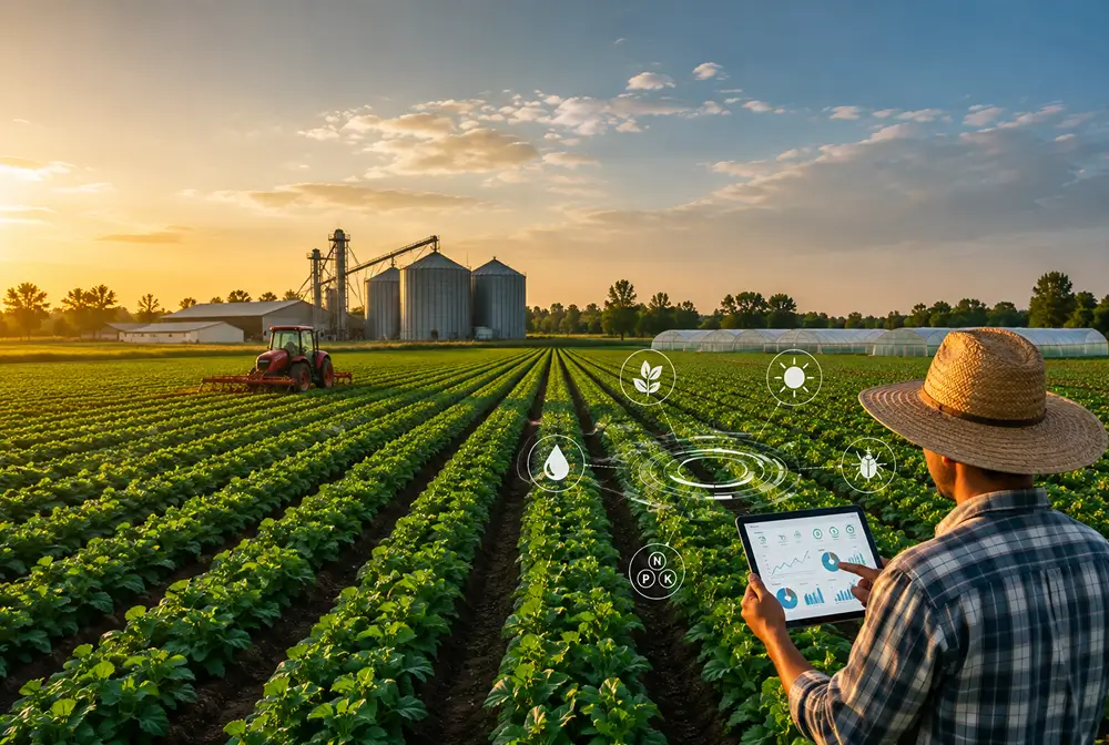 Modern agriculture and smart farming technology solutions